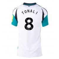 Camiseta Newcastle United Sandro Tonali #8 Segunda Equipación Replica 2024-25 para mujer mangas cortas